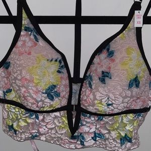 Brand New PINK VS Floral Bralette
